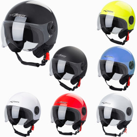 Casco Jet Demi Urban Moto Omologato ECE 22-06 Avio Scooter SonicMoto
