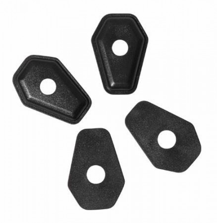 Kit Adattatore Attacchi Frecce Indicatori Direzione Moto 4 Pezzi Nero