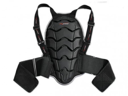 Paraschiena Protezione Schiena Omologato Livello 2 Moto Sci Scooter Touring Nero