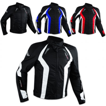 Giacca Donna Cordura Sportiva Traspirante Moto Protezioni CE Gilet Termico 