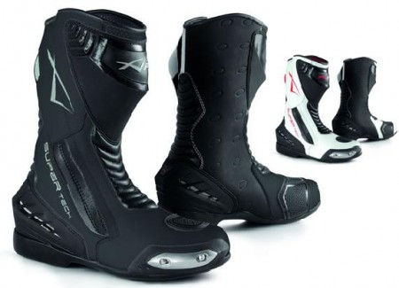 Stivali Stivaletto Moto Sportivo Pelle Pista Professionale Traspirante Racing