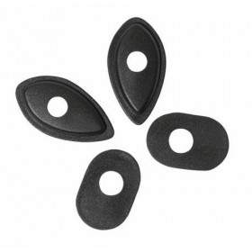Kit Adattatore Attacchi Frecce Indicatori Direzione Moto 4 Pezzi Nero