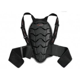 Paraschiena Protezione Schiena Omologato Livello 2 Moto Sci Scooter Touring Nero