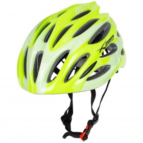 Casco Bici Mountain Corsa MTB Bicicletta Regolabile Ciclismo Strada Fluo Bianco