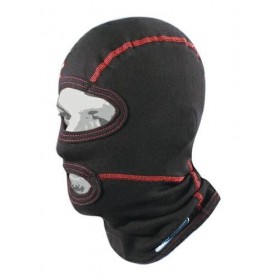 Sottocasco Cotone Invernale 3 Fori Moto Custom Scooter Passamontagna Quad Nero