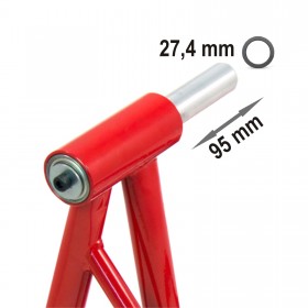 Adattatorre Perno Cavalletto Monobraccio Alzamoto Metallo Triumph 27.4mm