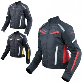 Moto Giacca Donna Sport Impermeabile Impermeabile Tessuto Riflettente