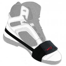 Fascetta Pelle Salva Scarpe Proteggi Accessorio Scarpa Leva Cambio Moto  Nero