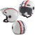 Casco Jet Scooter Moto Francia Quad Omologato ECE 22-06 Visiera Sonicmoto