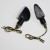 Coppia Indicatori Direzione Frecce Moto LED Universali Sport Naked  Nero