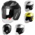 Casco Jet Moto Scooter Omologato ECE 22 Città DOPPIA VISIERA  Antigraffio