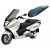 Coprisella Impermeabile Universale Maxi Scooter Moto Copertura Sella