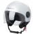 Casco Jet Demi Urban Moto Omologato ECE 22-06 Avio Sferica SonicMoto Argento