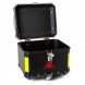 CAPONOBLAC-Box-top-Case-Baule-Black-Nero-Motorcycle-Sonic-Moto-Open