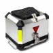 CAPONOSILV-Box-top-Case-Baule-Silver-Argento-Motorcycle-Sonic-Moto-Updown