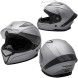 BADGET_Casco_Helmet_Moto_Motorcycle_Silver_Argento_A-Pro