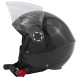BIKESTAR BLACK - Polycarbonate jet helmet specific designed for children