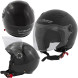 BIKESTAR BLACK - Polycarbonate jet helmet specific designed for children