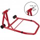 A-PRO Cavalletto Monobraccio Moto Anteriore Rosso Universale Metallo Honda 31mm sonicmotoshop