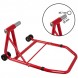 A-PRO Cavalletto Monobraccio Moto Posteriore Rosso Universale Metallo MV 40.7 sonicmotoshop