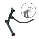CM7562_Black - A-PRO Rear Paddock Single Stand Back Chock motorbike Motorbike sonicmotoshop