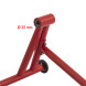 CM8000RED_CR8501SILV - Rear Stand Single Sided Pin 28.5mm