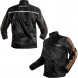 Rain-Jacket-Over-Coat-Lined-Scooter-Motorcycle-Warterproof-Motorbike-Orange-Composit