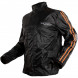 Rain-Jacket-Over-Coat-Lined-Scooter-Motorcycle-Warterproof-Motorbike-Orange-Front