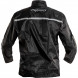 Rain-Jacket-Over-Coat-Lined-Scooter-Motorcycle-Warterproof-Motorbike-Silver-Back
