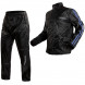 Waterproof-Trousers-Jacket-Rainproof-High-Visibility-Scooter-Moto-Blue-A-PRO-Composit