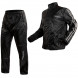 Waterproof-Trousers-Jacket-Rainproof-High-Visibility-Scooter-Moto-A-PRO-Silver