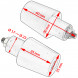 CP2229 A-PRO Set Balancers Handlebarends Stabilizers Motorcycle Scooter Aluminum