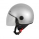 Jet Helmet Vision A-Pro Casco Silver Sonicmoto Side