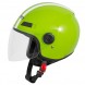 Jet Helmet Fever A-Pro Casco Green Sonicmotoshop Side