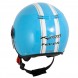 Jet Helmet Fever A-Pro Casco Blue Sonicmotoshop Back