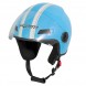Jet Helmet Fever A-Pro Casco Blue Sonicmotoshop Front