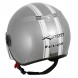 Jet Helmet Fever A-Pro Casco Silver Sonicmotoshop Back