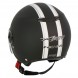 Jet Helmet Fever A-Pro Casco Matt Black Sonicmotoshop Back