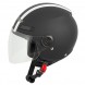 Jet Helmet Fever A-Pro Casco Matt Black Sonicmotoshop Side