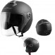Duplex-Helmet-Casco-Motorcycle-Nero-Opaco-Matt-Black-Sonic-Moto-A-Pro-Set