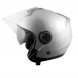 Duplex-Casco-Helmet-Motorcycle-Argento-Silver-A-Pro-Sonic-Moto-Side