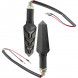 FR1453BLAC - Universal Direction Indicators Motorcycle Scooter Flowing Turn Signal Sequential