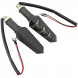 FR1453BLAC - Universal Direction Indicators Motorcycle Scooter Flowing Turn Signal Sequential