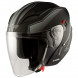 Jet Helmet York A-Pro Motorcycle Sonicmotoshop Black Grey