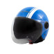 Jet Helmet Medley A-Pro Helmet Blue white Sonicmotoshop A-pro Front