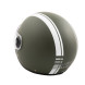 Jet Helmet Medley A-Pro Moto mat green white Sonicmotoshop Back