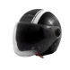 Jet Helmet Medley A-Pro Helmet black white Sonicmotoshop A-pro Front