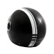 Jet Helmet Medley A-Pro Helmet black white Sonicmotoshop A-pro Back
