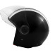 Jet Helmet Medley A-Pro Helmet black white Sonicmotoshop A-pro Side