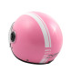 Jet Helmet Medley A-Pro Moto Pink White Sonicmotoshop Back